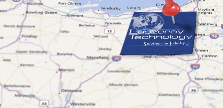 A map showing the location of learray technology.